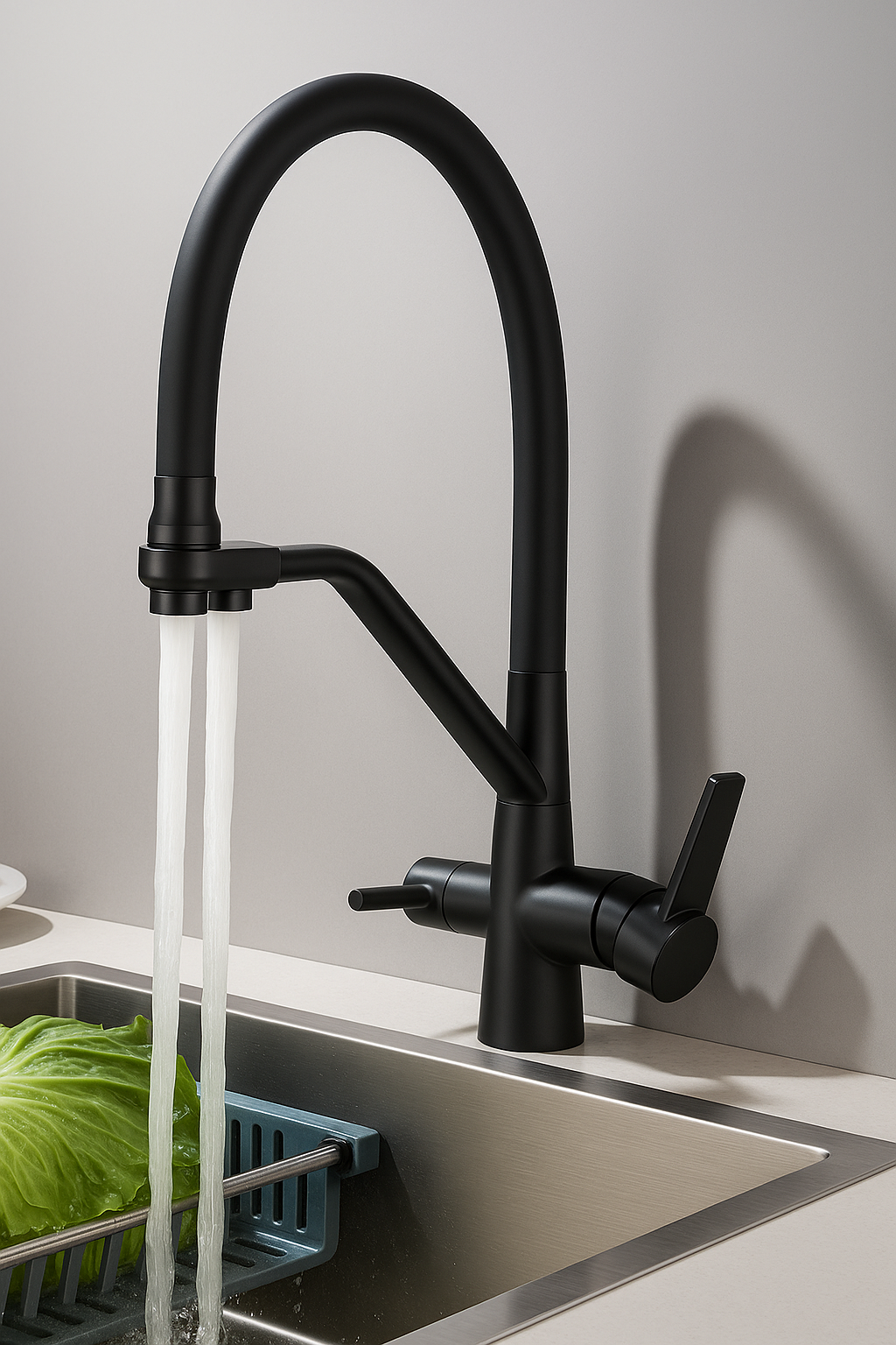 Three | Gefiltertes Küchenwasserhahn Reinigungswasser
